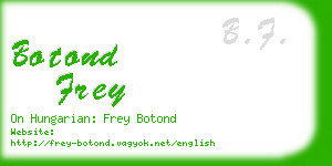 botond frey business card